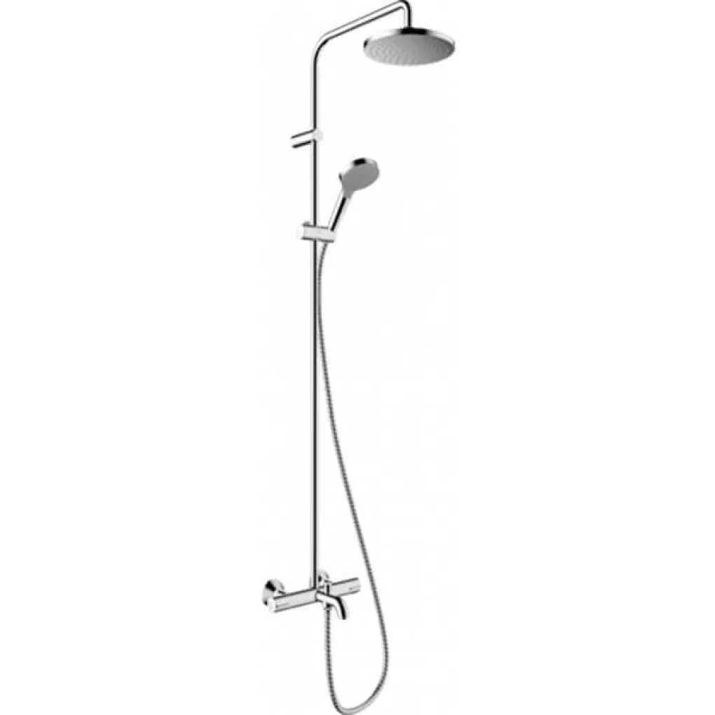 Душова система Hansgrohe Vernis Blend Showerpipe 200 1jet з термостатом хром (26274000)- Фото 1